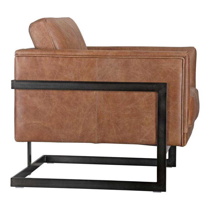 Moe's Home Collection Luxley Club Chair Cappuccino