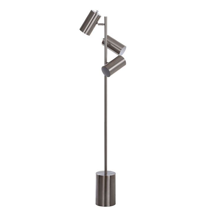 Brushed Steel Task Floor Lamp (Set of 2)