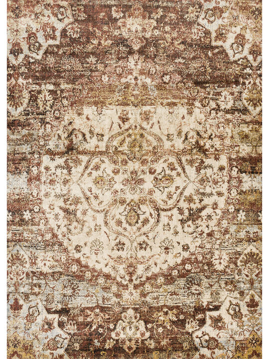 Anastatsia AF06 Rust/Ivory 3'7" x 5'7" Rug