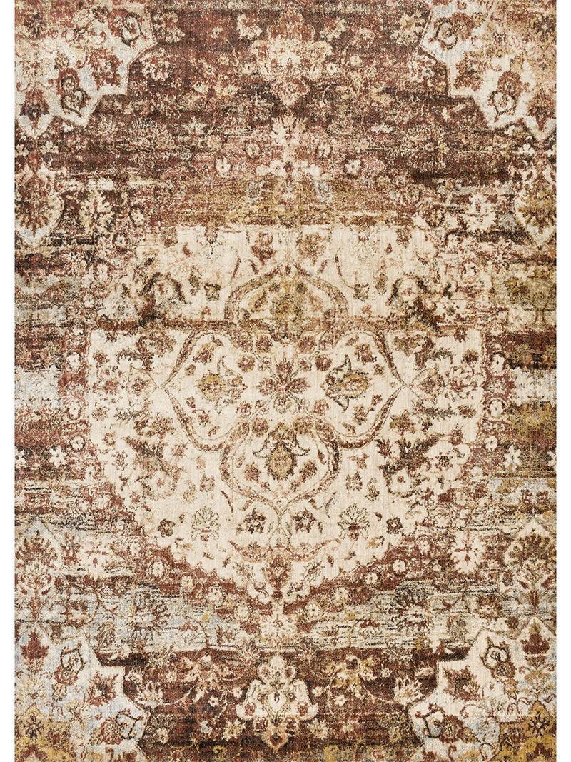 Anastatsia AF06 Rust/Ivory 3'7" x 5'7" Rug