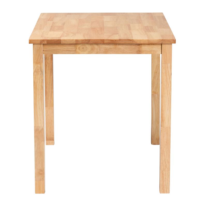 Baxton Studio Eveline Modern Natural Brown Finished Wood 43 Inch Dining Table