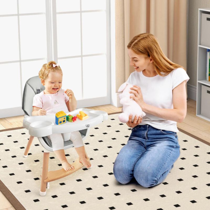 Hivvago Baby High Chair with Dishwasher Safe Tray