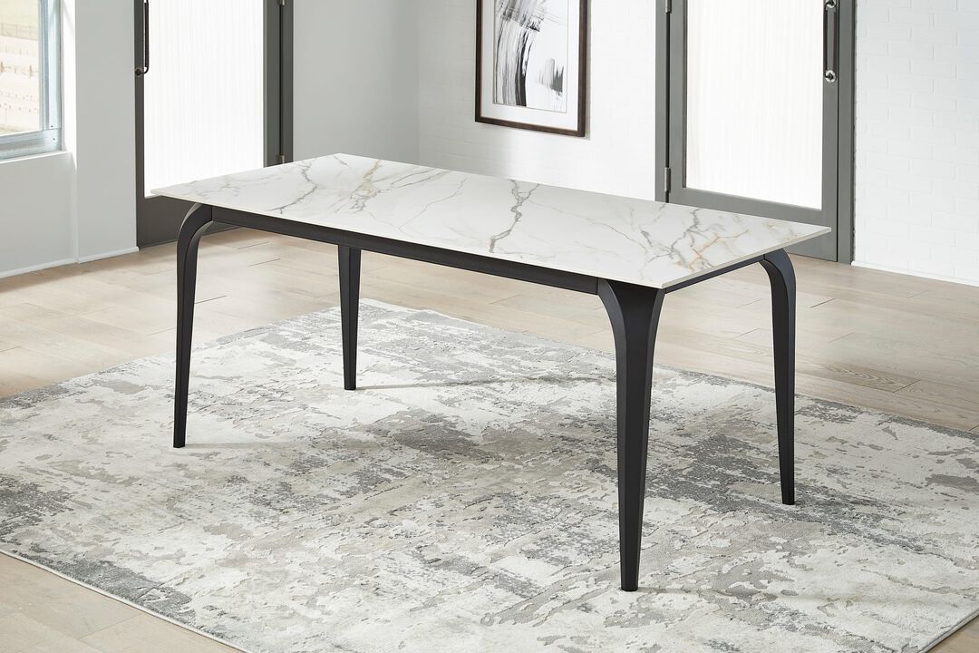 Nicoya Stone Top Rectangular Dining Table