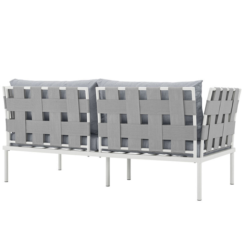 Modway - Harmony Outdoor Patio Aluminum Loveseat