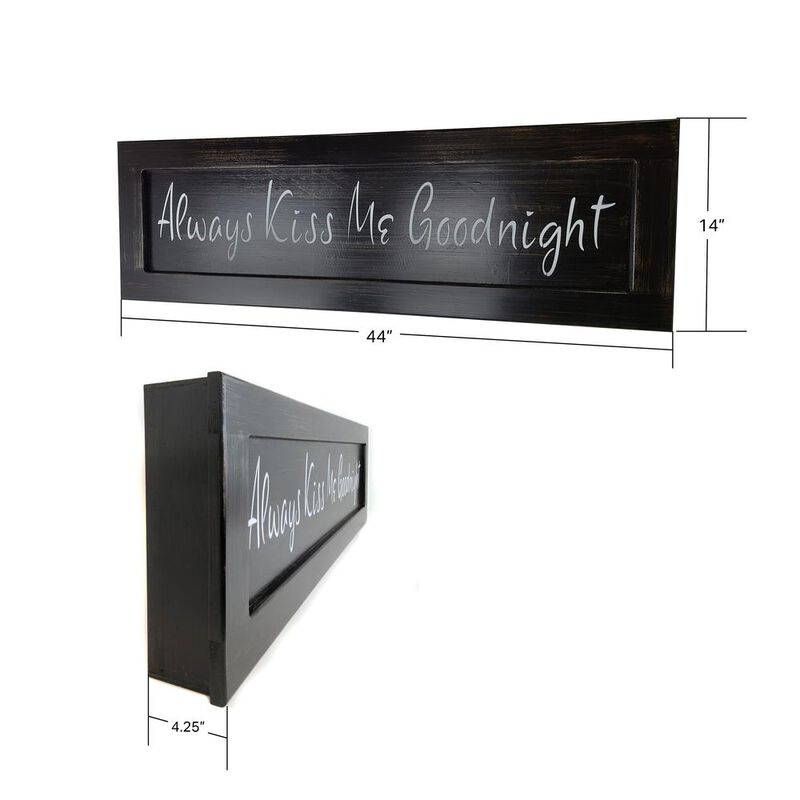 American Furniture Classics Wall Décor with Hidden, Locking Gun Concealment Compartment