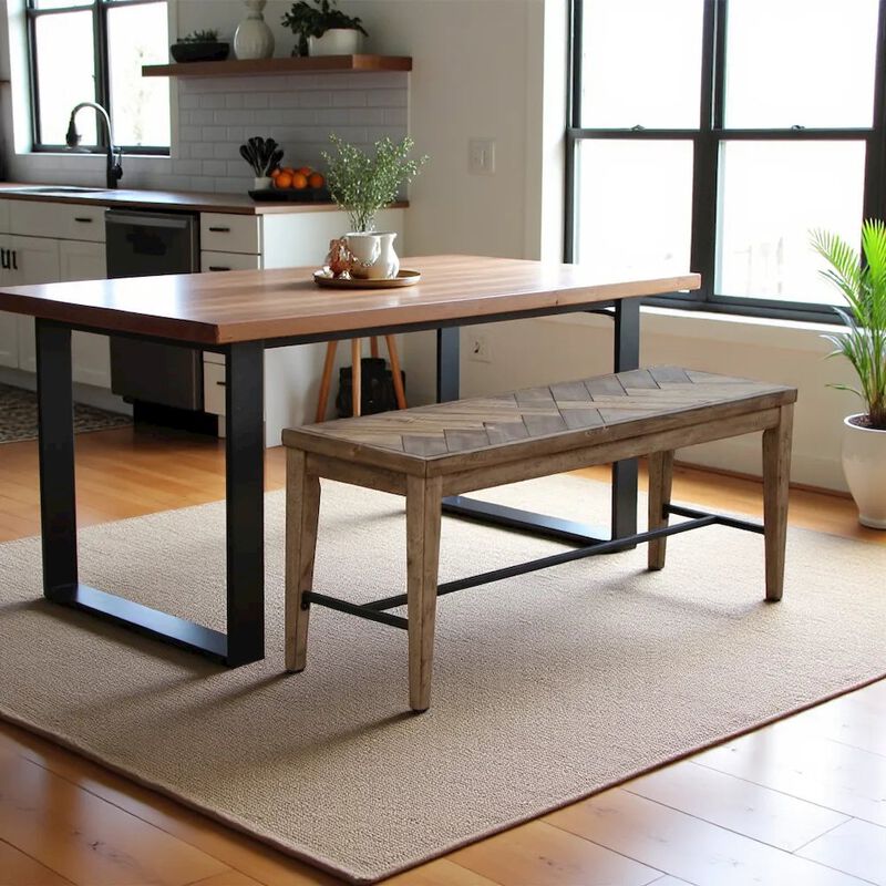 Starlight Canyon Home Brown Bench - Entryway Bench, Bedroom Bench, Dining Bench, End of Bed