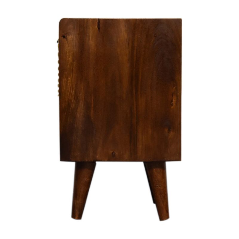 Artisan Furniture solid Wood Mini Manila Gold 1 Drawer Nightstand