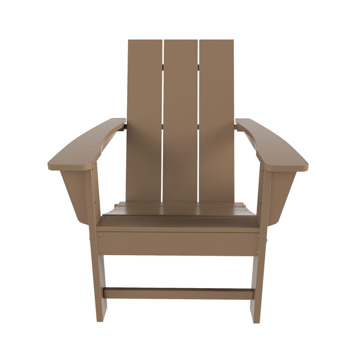WestinTrends Modern Folding Adirondack Chair
