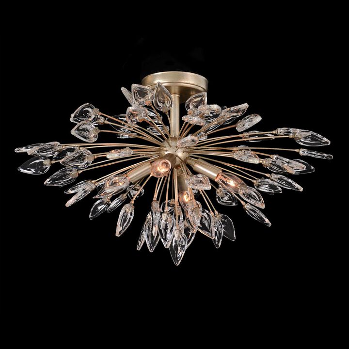 Reveille Crystal Constellation Four-Light Semi-Flush