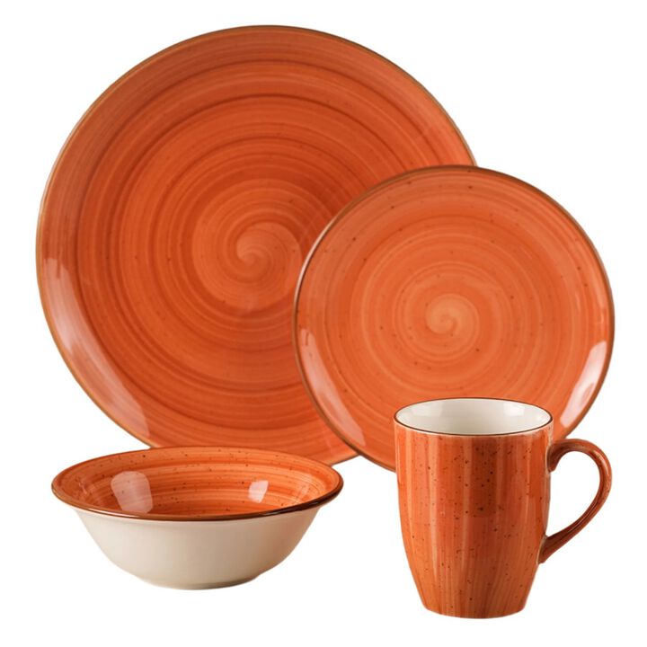 Terracota Collection 4-Piece Dinnerware Set For 1