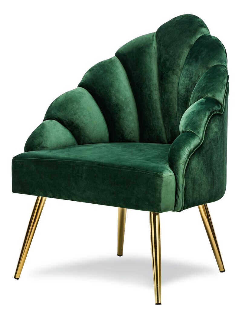 Design Lounge Chair with Metal Legs