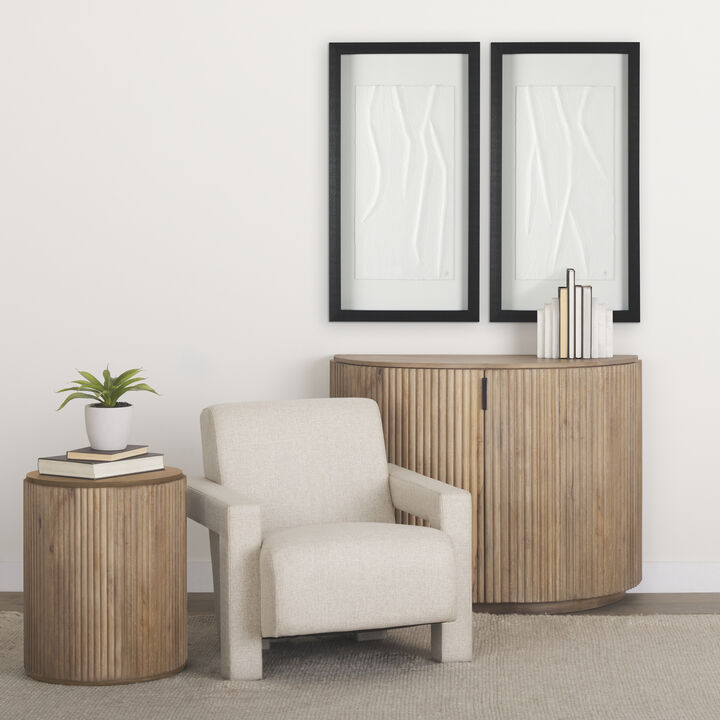 Terra Light Brown Accent Cabinet
