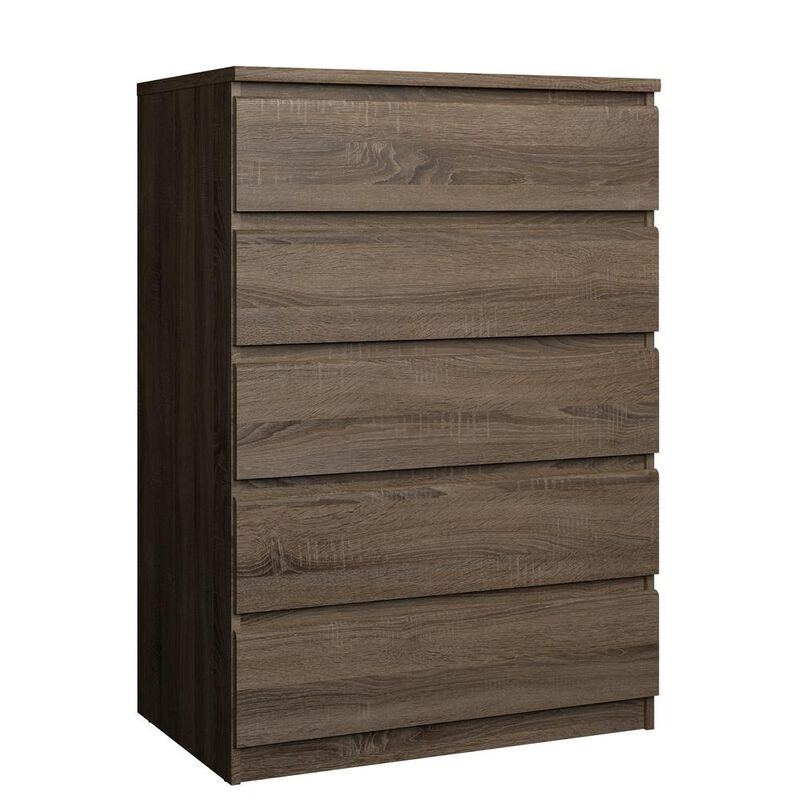 Tvilum Scottsdale 5 Drawer Chest, Truffle