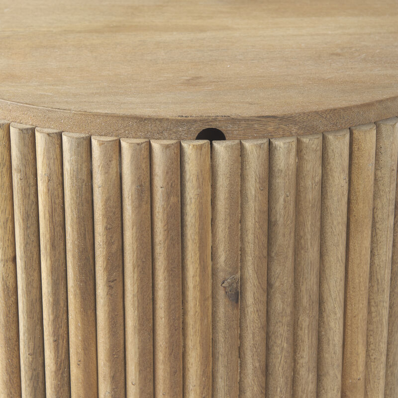 Terra Light Brown Side Table