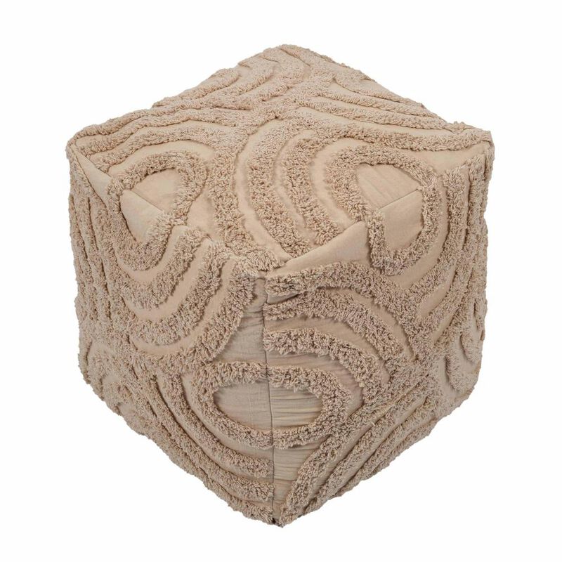 Belen Kox Natural Elegance Knitted Pouf, Belen Kox