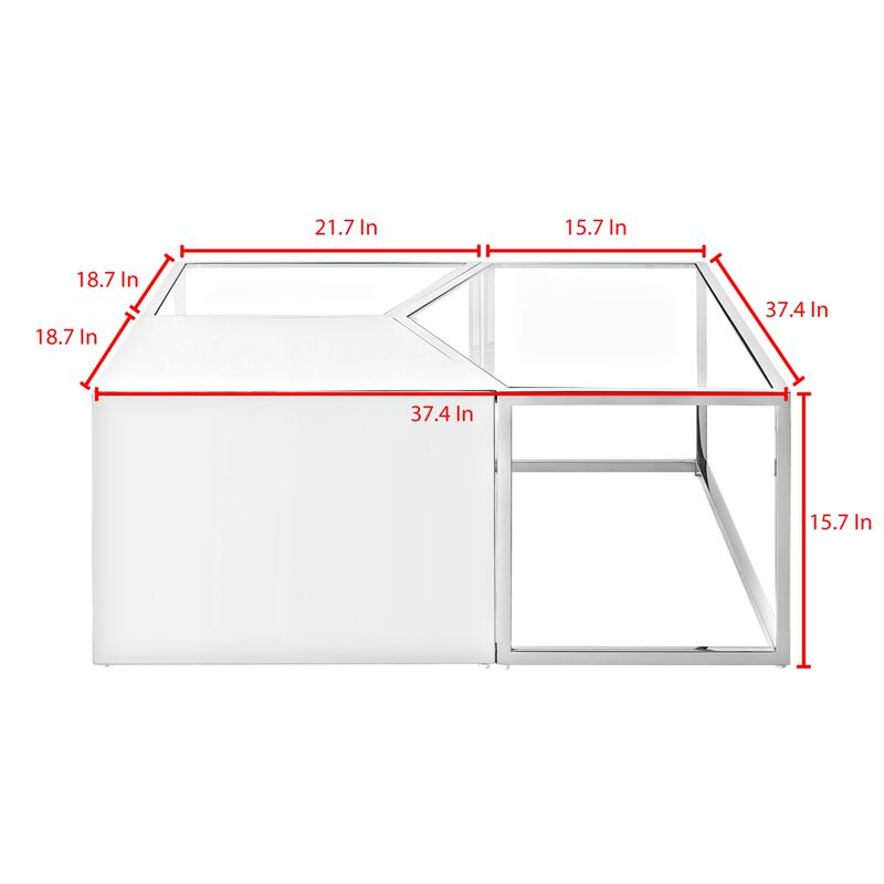 Inspired Home Miamor Coffee Table