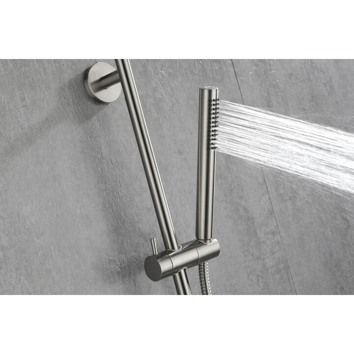 Eco-Performance Handheld Shower With 28-Inch Slide Bar And 59-Inch Hose