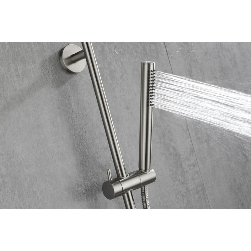 Eco-Performance Handheld Shower With 28-Inch Slide Bar And 59-Inch Hose