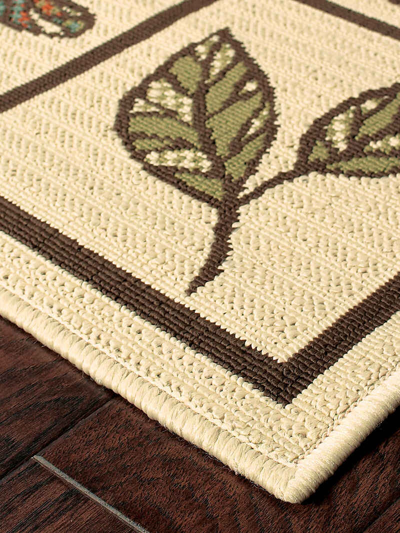 Montego 3'7" x 5'6" Ivory Rug
