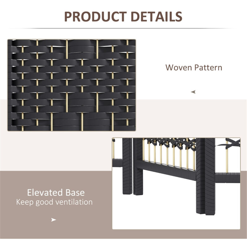 Privacy Screen Panel Modern Partition for Backyard & Indoor Spaces