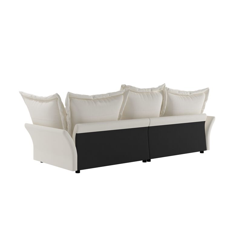Merax Modern Comfy Upholstered Sofa Cloud Couch