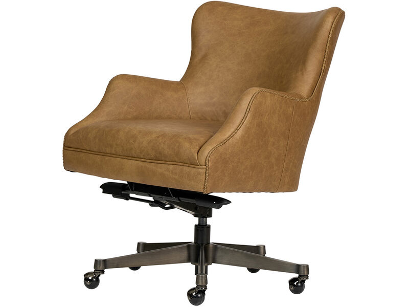 Blake Caramel Leather Desk Chair