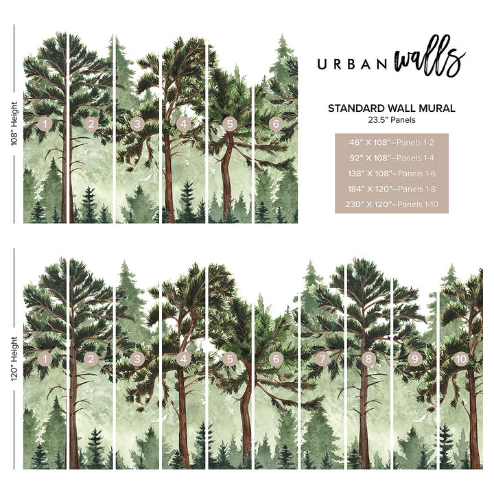 Into the Woods Wall Mural