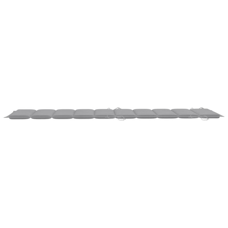 vidaXL Sun Lounger Cushion Gray 73.2"x22.8"x1.6"