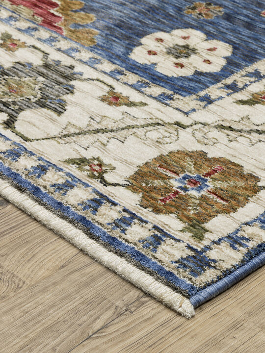Hastings 3'10" x 5'5" Blue Rug