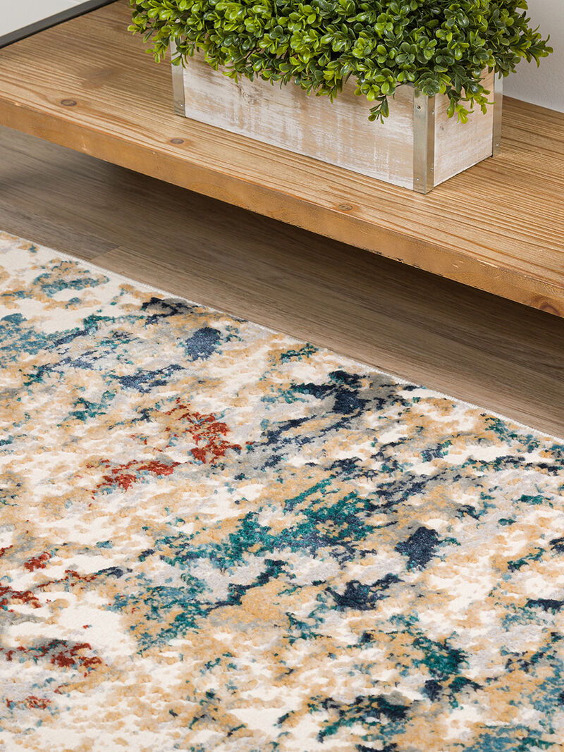 Karma KM26 Multi 3'3" x 5'1" Rug