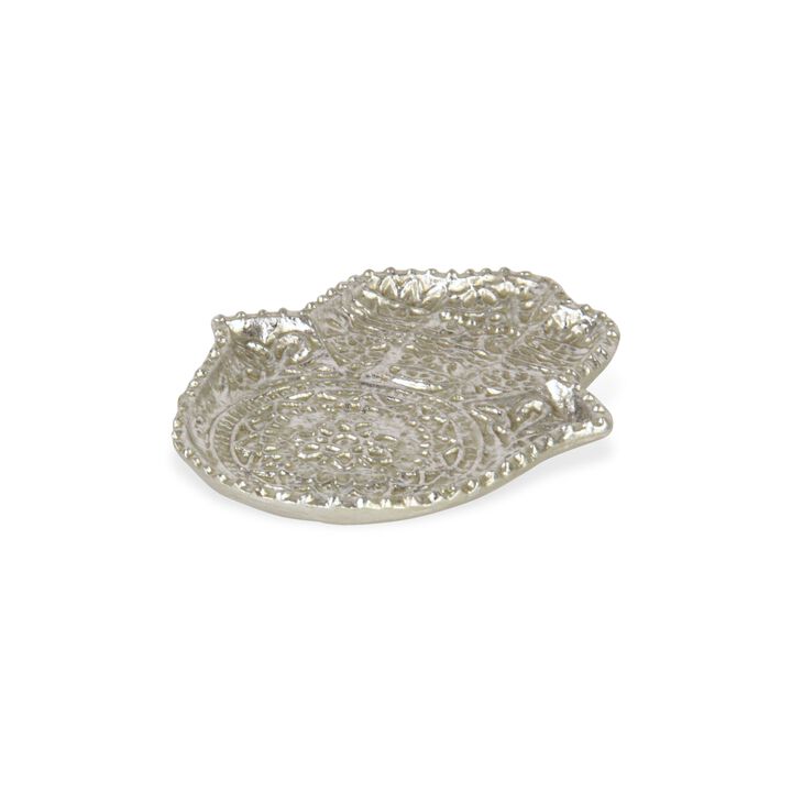 Hamsa Hand Inspired Silver Table Decor