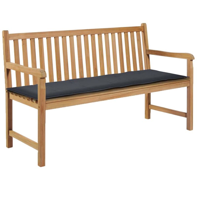 vidaXL Garden Bench Cushion Anthracite 59"x19.7"x1.18"