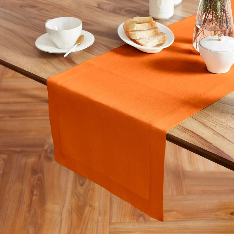 Solino Home 100% Pure Linen Table Runner | Sonoma