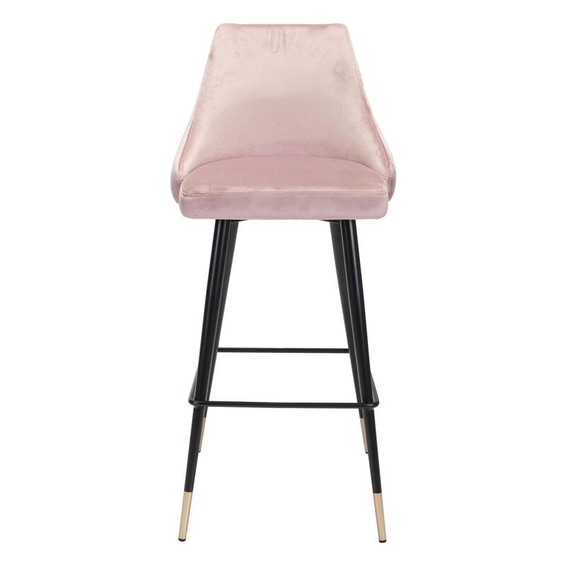Belen Kox Piccolo Bar Chair, Pink Velvet, Belen Kox