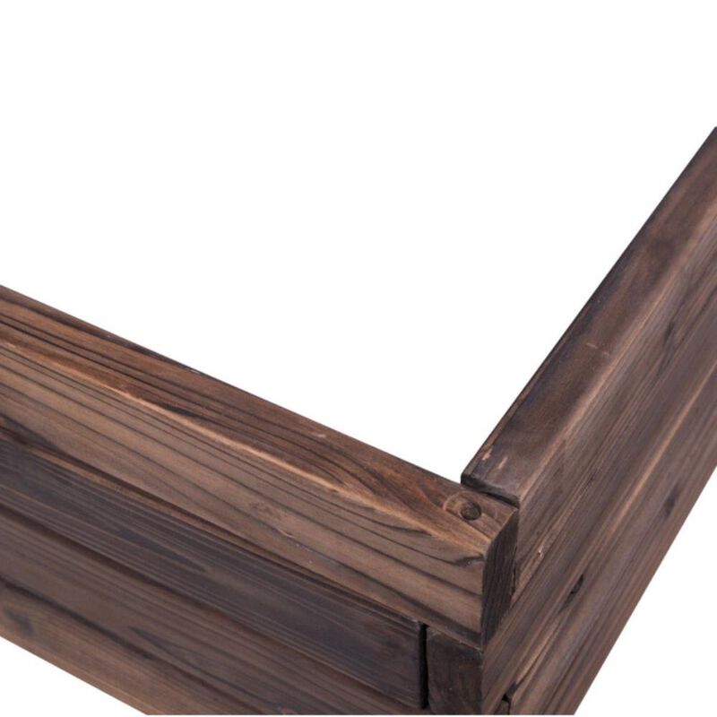 Hivvago Elevated Wooden Garden Planter Box Bed Kit