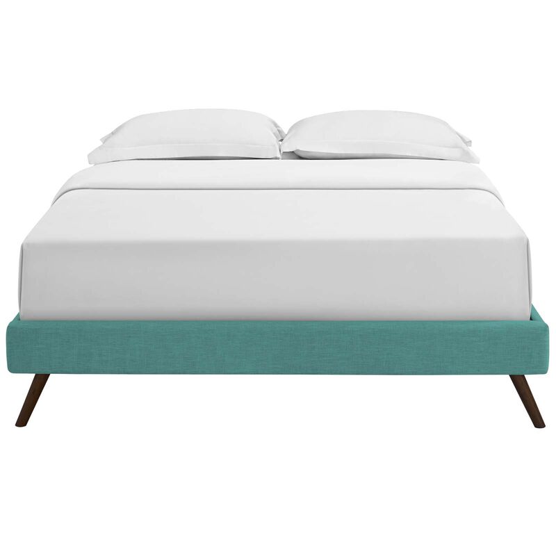 Modway - Loryn Full Fabric Bed Frame with Round Splayed Legs