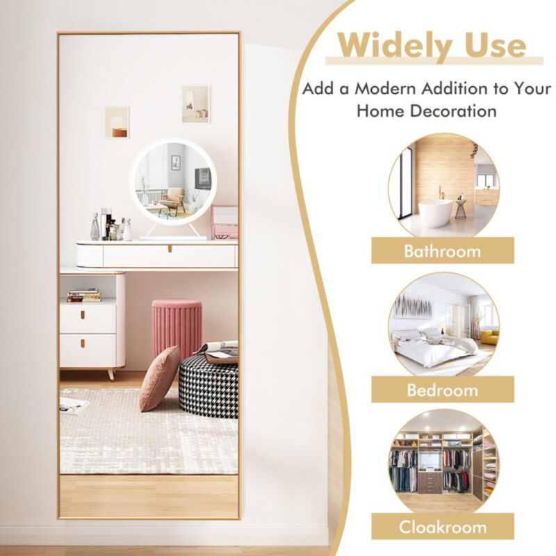 Hivvago 59 Inch Full Length Mirror Large Rectangle Bedroom Mirror