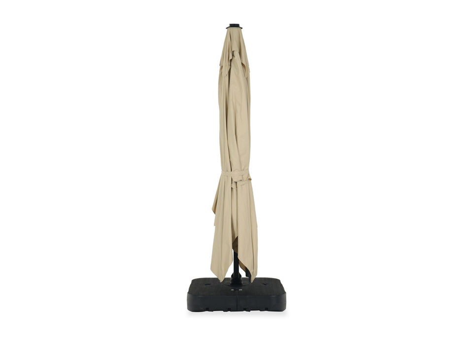 Beige 10x13 Patio Umbrella & Base