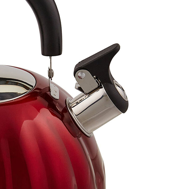 Mr. Coffee Twining 2.1 Quart Pumpkin Tea Kettle in Red