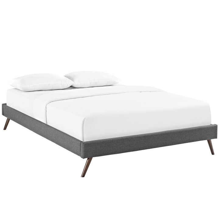 Modway - Loryn Queen Fabric Bed Frame with Round Splayed Legs
