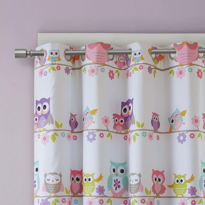 Belen Kox Owl Printed Blackout Window Panel, Belen Kox