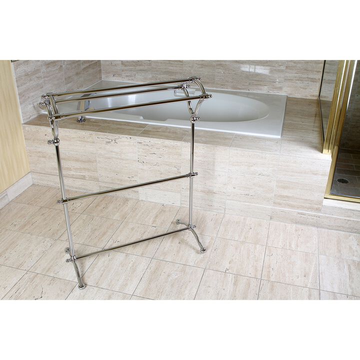 Kingston BrassKingston Brass SCC2281 Pedestal Y-Type Towel-Rack, Polished Chrome