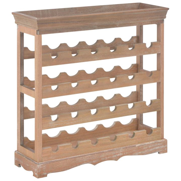 vidaXL Wine Cabinet Black 27.6"x8.9"x27.8" MDF