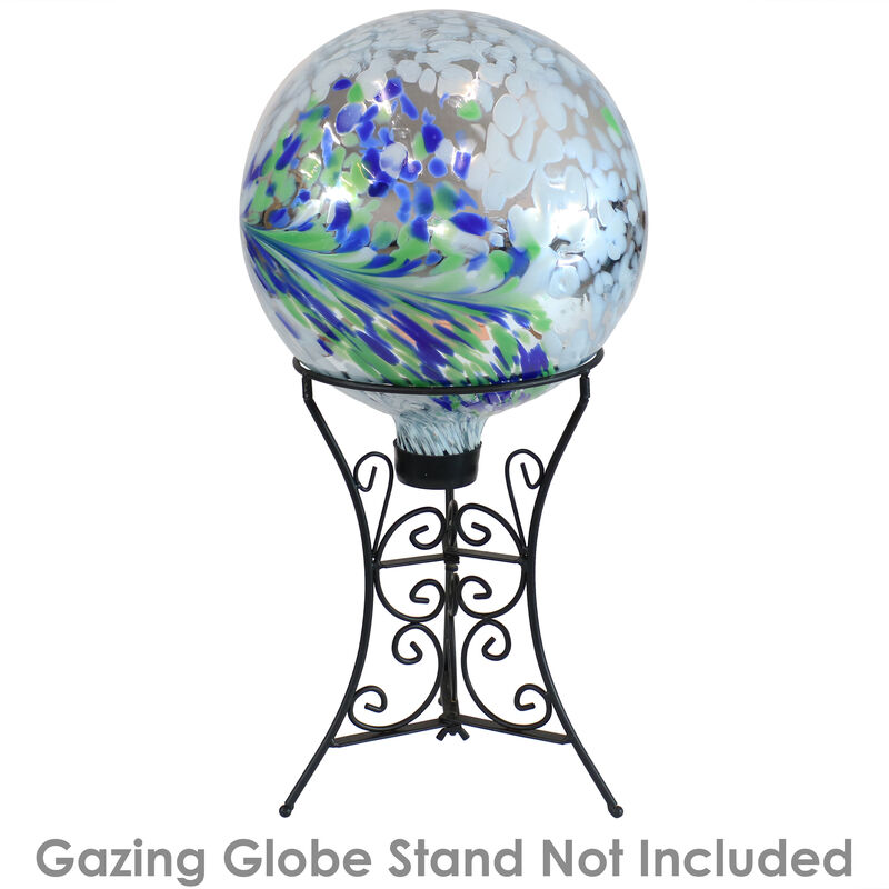 Sunnydaze Glass Gazing Globe- 10 in