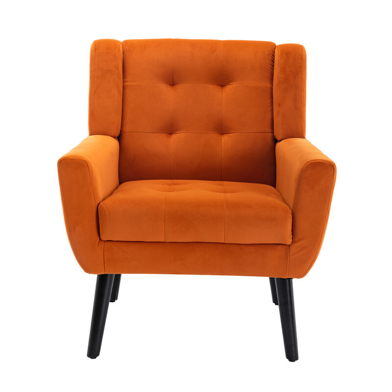 Modern Soft Velvet Material Ergonomics Accent Chair Living Room Chair Bedroom Chair Home Chair