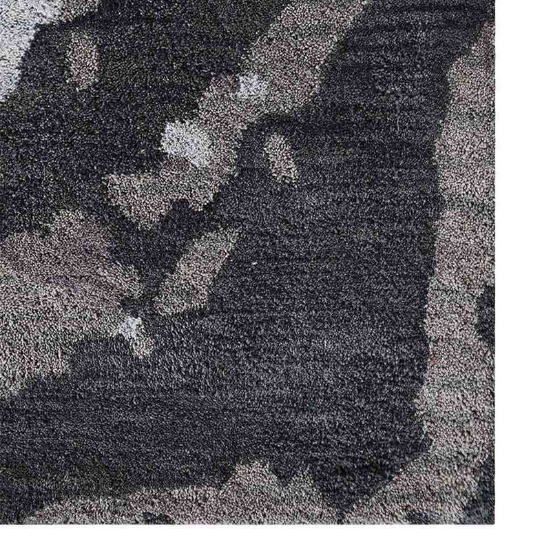 RUGSOTIC CARPETS HAND TUFTED WOOL ECO-FRIENDLY AREA RUGS  - 5'x8', Rectangle Shape, Multicolor, Abstract Modern Design, High Pile Thick Handmade Area Rugs for Living Room, Bed Room (K03055)