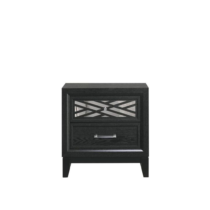 New Classic Furniture Obsidian Nightstand-Black