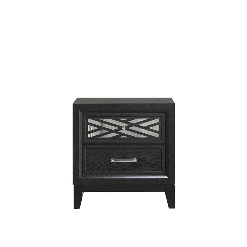 New Classic Furniture Obsidian Nightstand-Black