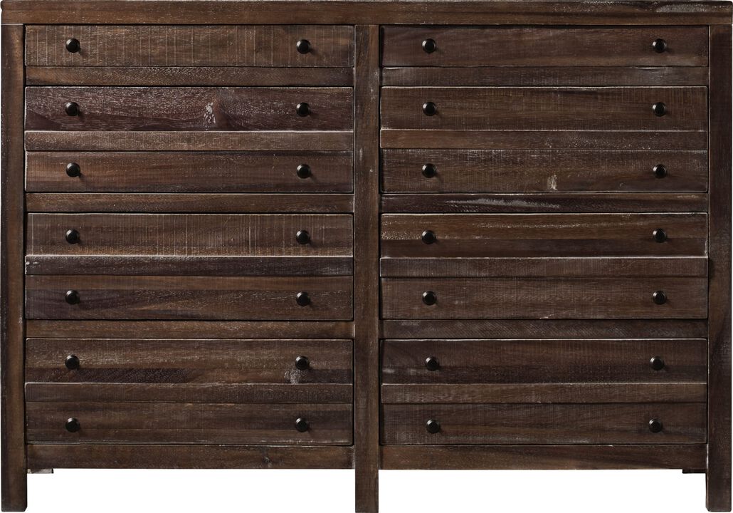 Townsend Eight Drawer Solid Wood Dresser