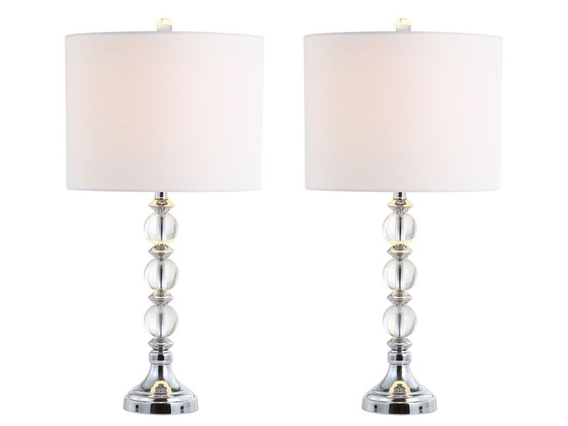Paul Crystal/Metal LED Table Lamp